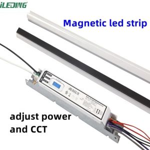 Long Lifespan 50000 Hours Power Tunable 3CCT LED Linear retrofit Kit for
