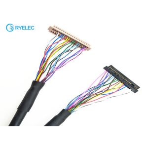 Cheap Hirose 40 Pin DF13 Connector LVDS Cable Assembly To JAE Hirose FI - S20S 1.25mm Connector for sale