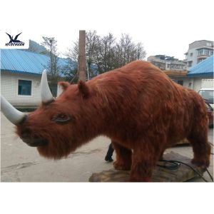 Large Animatronic Animals Artificial Models With Hair / Infrared Control Sensor