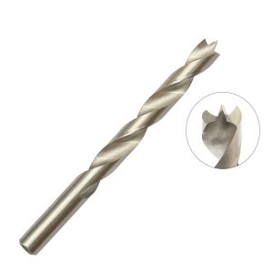 HSS Brad Point Drill Bit DIN338 Fully Ground Bright Finish