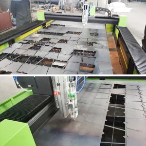Portable Laser Cutting Machine Cut Solution Large Format Steels Metal Plate 400W