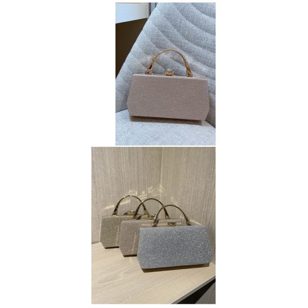 Vintage Style Hasp Women Handbag adorned with Designer Highlight Sequins Leather Trend