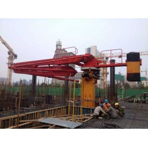 China Stable Concrete Distributor Boom /  Schwing Placing Boom  DN125mm Delivery Pipeline Diameter on sale