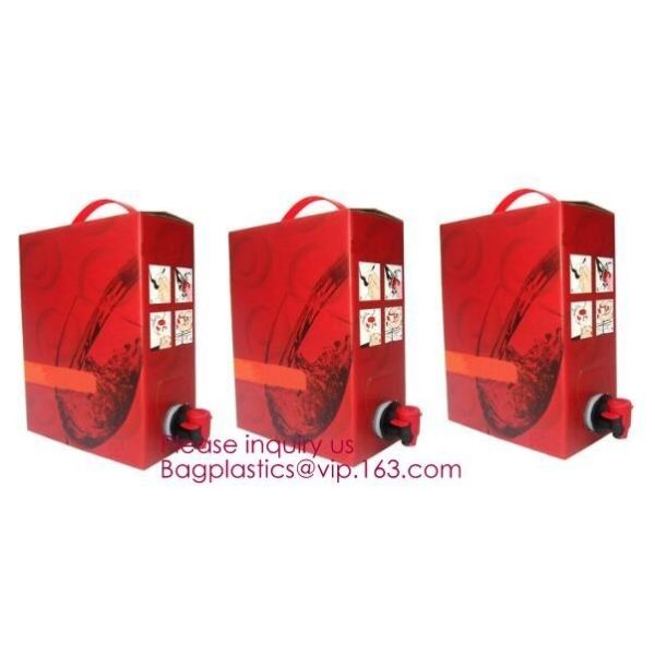 3L ,5L ,10L ,20 L Wine Dispenser Packaging Bag milk Spout bib Bag In Box