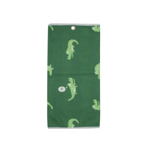 Sublimation Cooling Microfiber Golf Towel Custom Logo Printed