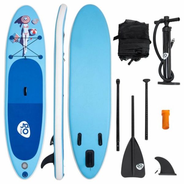Quality Blue 441 lbs 3 Fin 10'X30''X6'' Inflatable Paddleboards wholesale