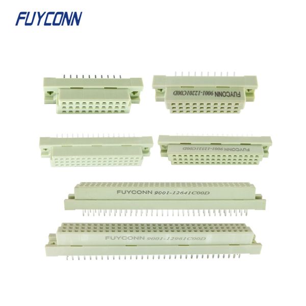 Quality Female PCB DIN 41612 Connector, Straight PCB Eurocard Connector wholesale