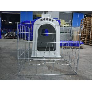 NTG103 Front 2 Holders L78in Dairy Calf Hutches