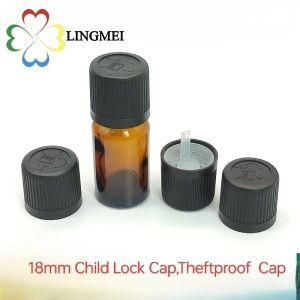 Cheap 18/400 Precise droppers, Child lock caps, Anti-theft caps, easy screw caps ,Roller balls bottle for sale