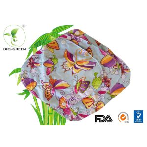 Red / Black Waterproof Changing Pad Anti Bacterial Charcoal Bamboo Founded