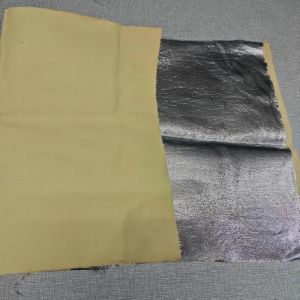 Cheap Natural Color 100% Para Aramid Aluminized Fabric Satin Weaving for sale