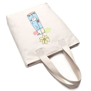 Small Canvas Handbag Mummy Diaper Bag With Humanized Internal Structure