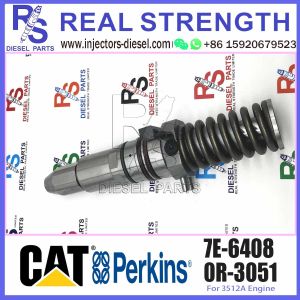 High quality Fuel injector common rail parts injector 7E-6408 for CAT 3512A 3508