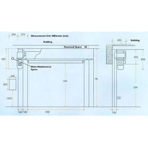 Logistic Automatic Rolling Door , High Speed Roll Up And Down For Clean Room