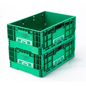 Cheap Foldable Stackable EU Plastic Parts Crate Eco-Friendly Moving Box for Easy Transport for sale