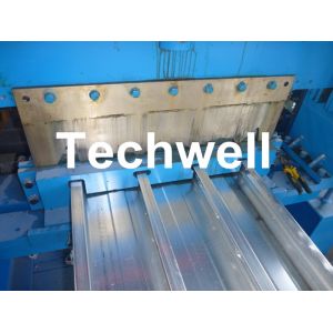 0.8 - 1.5mm Steel Metal Floor Decking Sheet Roll Forming Machine For Roof Floor