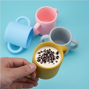 2 ears Silicone Training Cups for Baby and Kids, Toddler Learning Cups with