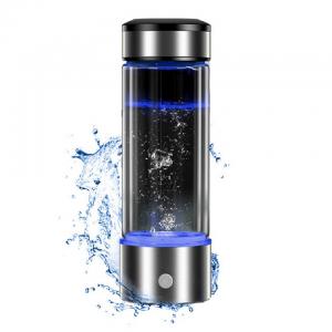 Cheap Homefish 2021 OEM Glass Hydrogen Generator Water Bottle SPE PEM Technology Water Ionizer Portable Hydrogen Water Maker for sale
