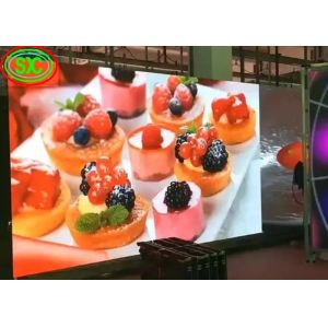 Cheap High Resolution Indoor LED Screen Die-Cast Aluminum Enclosure 2500nits With Slim Cabinet for sale