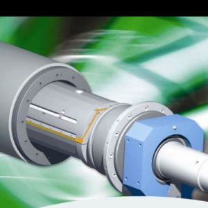 Rubber Crowning Calender Roller Oil Circulation Customized Calendering Roll