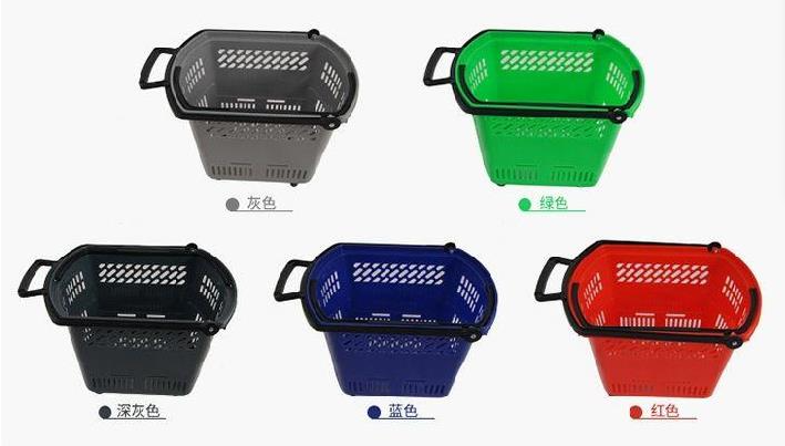 Mobile Trolley Baskets With Casters
