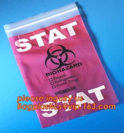 Quality Bio Harzard Specimen Bags/Medical Waste Biohazards Bag/Medical Waste Disposal, Customized Biohazard Specimen Medical Lab wholesale