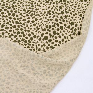 Jersey Spandex Leopard Printed Polyester Rayon Knitted Fabric Stretch