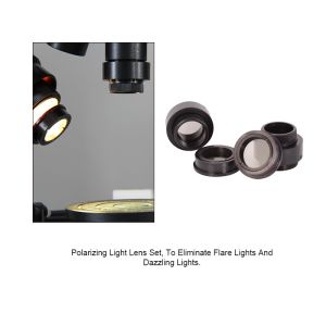 Forensic Comparison Microscope with 2x~240x Magnification LED Illumination and