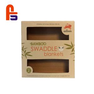 Custom Design Embossed UV Surface Treatment Kraft Paper Packaging Box