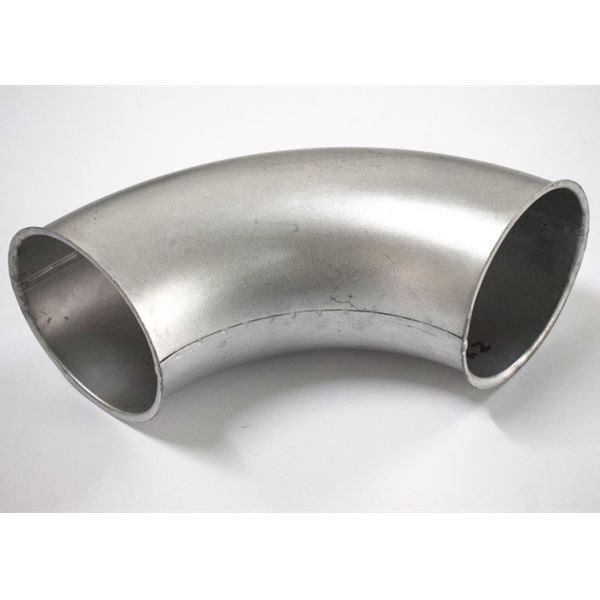 Quality 100-90 Galvanized Metal Hot Pressed Pipe Bend In Ventilation System Cricle Shape Head wholesale