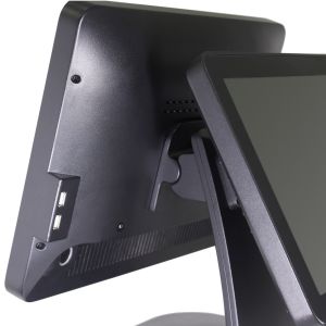 Restaurant Aluminium Alloy Touch Pc Pos Dual Display With Pc / Android Optional