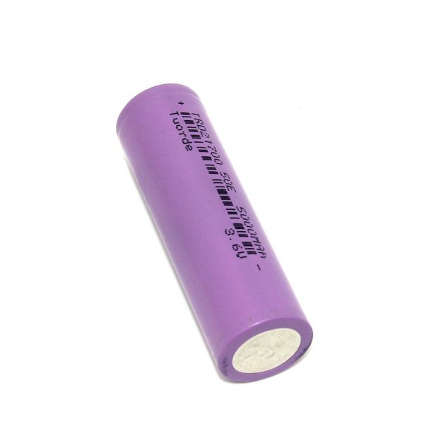 Quality 3.7V 5000mAh Rechargeable Lithium Ion Cell , 21mm * 70mm Lithium Iron Batteries 2C Discharge wholesale