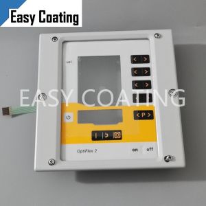 China Electrostatic powder spraying equipment Optistar CG08 Front plate with foil keyboard 1009859 on sale