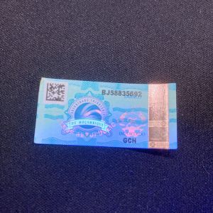 Custom Logo Rolled Cigarette Duty Paid Label Cigarette Security Labels