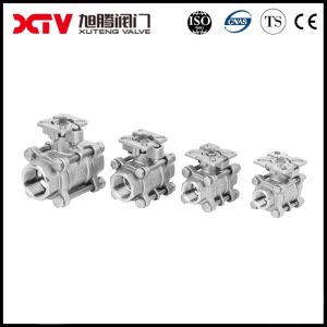 Xtv 3 PCS Ball Valve with Pneumatic Control Straight Through Type Made of