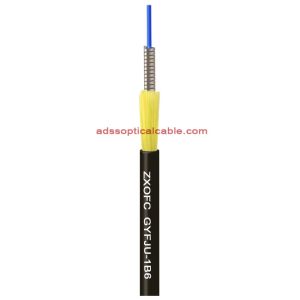 Military Tactical Fiber Optic Cable With TPU 2 4 6 Core 9/125um Tight Buffer