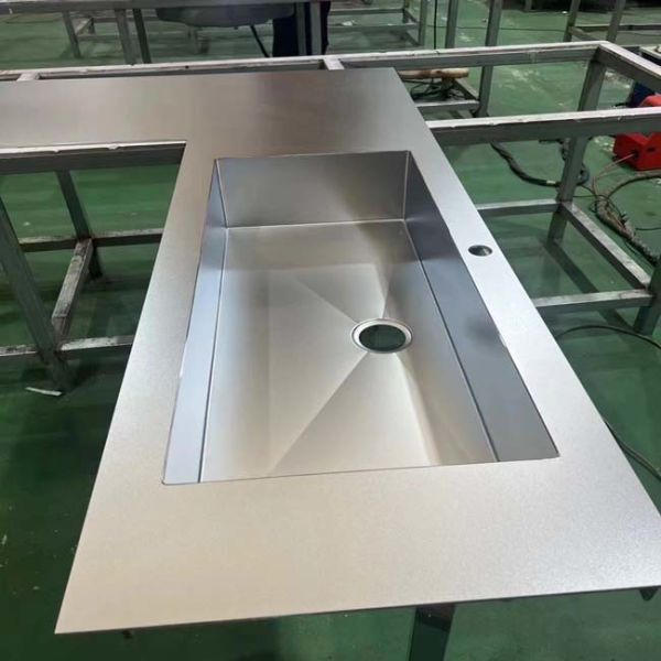 Quality Factory 304 Hairline Brushed Embossed Beadblasting Stainless Steel Sheets For Kitchen Desktop wholesale