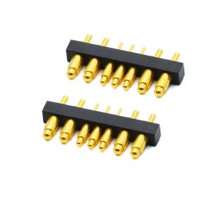 Through Hole Pogo Connectors 7 Pin Spring Pin Connector DIP Type