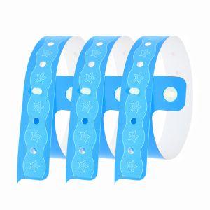 Elastic PVC Wrist Band , Customized Soft Printed Vinyl Wristbands