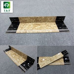 Yellow Ceramic Staircase Tiles 300 x 1200mm Glossy Surface Texture