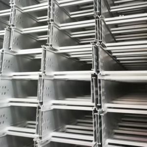 Corrosion Resistant Ladder Type Cable Tray HDG For Power Distribution