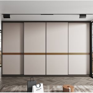 New Wardrobe With 4pcs Sliding Door  For Bedroom Wardrobe Closets