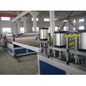 China Twin Screw WPC Contruction Template Extruson Line , Construction Template Extruder on sale