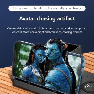 4-In-1 Multifunctional Wireless Charger 15W Fast Magnetic Charger Stand With Pen