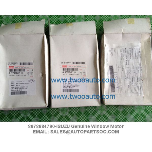 ORIGINAL ISUZU NKR55 NKR77 NPR70 700P Genuine 8-97898480-0 LH window motor Win Motor 24V motor de la Ventana