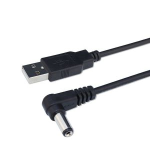 90 Degree Angle 5.5x2.1mm 5.5x2.5mm 1.35x3.5mm USB to 5V DC Jack Charging Power