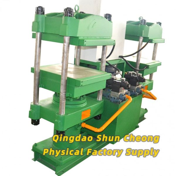 Factory Direct Supply Double-Plate Vulcanizing Machine with Simultaneous Operation for Rubber Vulcanizing Press
