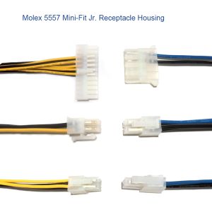 Molex 39-01-2040 Receptacle Housing Custom Wire Harness For Power Supply