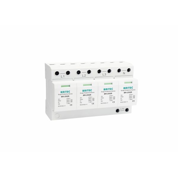 Quality IP20 25kA Type 1 SPD Class B Surge Protection Surge protective Device wholesale