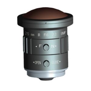 2/3 2.5mm F1.6 8Megapixel CS mount 190degree Fisheye Lens for 2/3 1/2 1/2.7 sensors